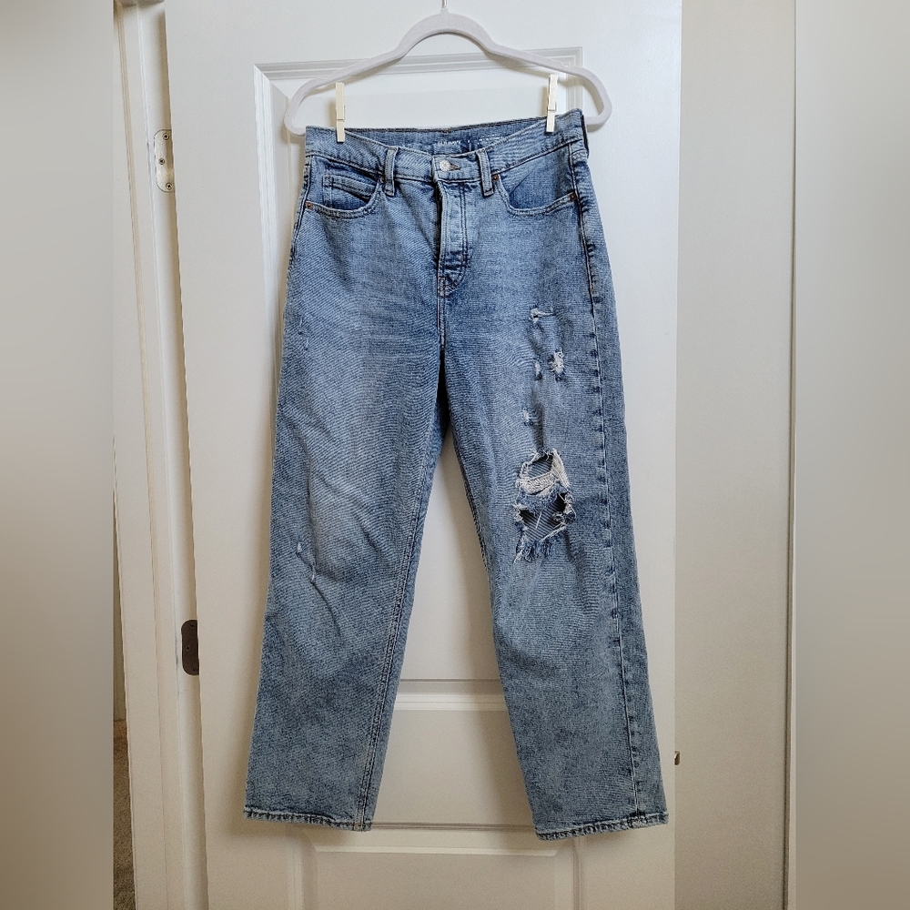 Old Navy Extra High Rise SkyHi Straight Size 6